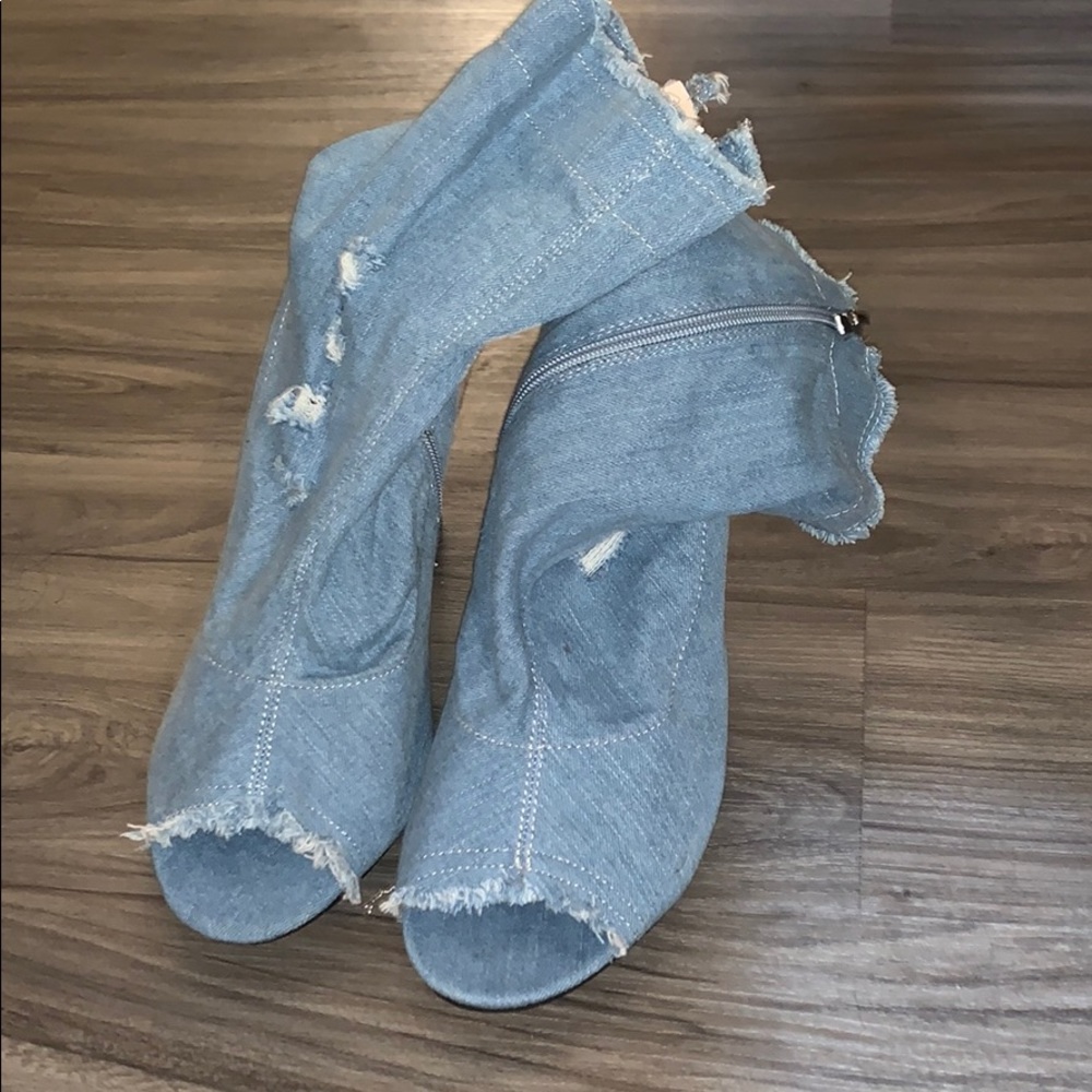 Blue Jean Booties